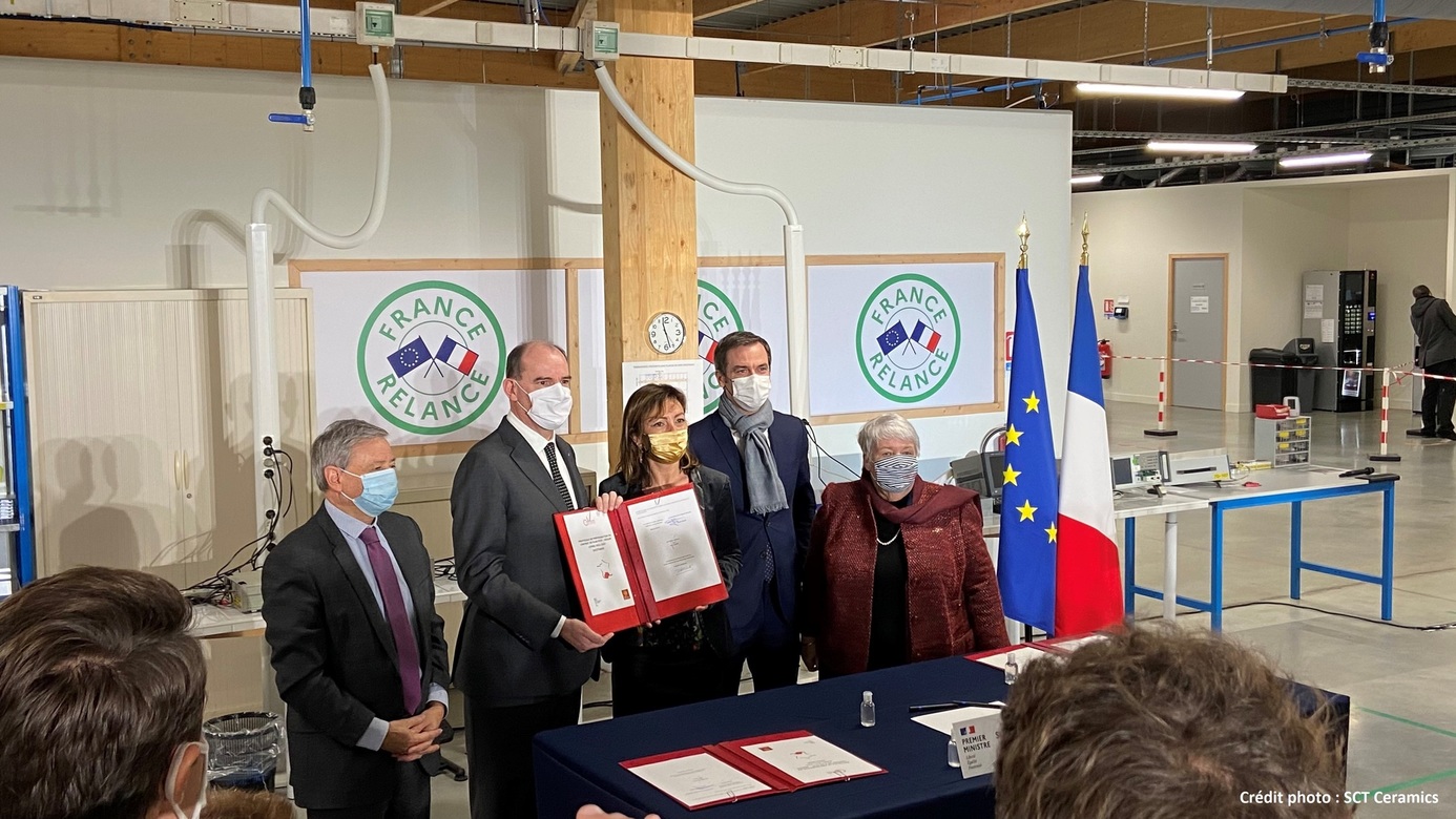 Le Premier Ministre en visite sur notre territoire pour la signature du plan de relance