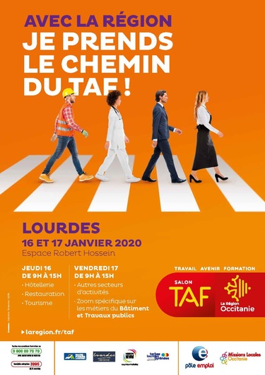 TAF : Le Salon Travail-Avenir-Formation, le 16 et 17 janvier 2020 à Lourdes