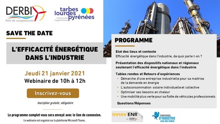 L'efficacité énergétique dans l'industrie - Webinaire